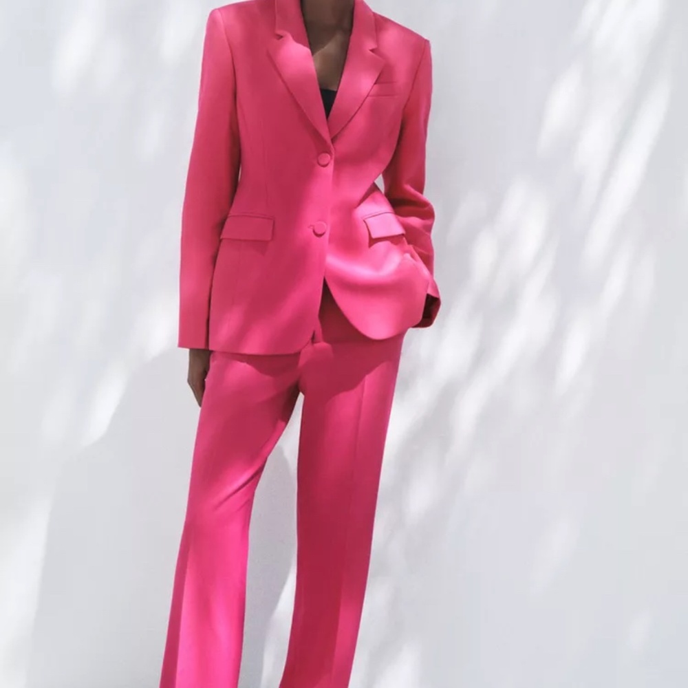 Zara Hot Pink Suit